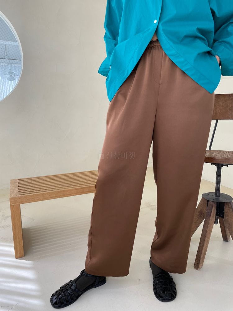 BROWNS - Korean Children Fashion - #Kfashion4kids - Silket Banding Pants - 2