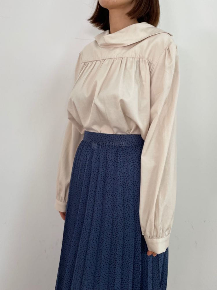 BROWNS - Korean Children Fashion - #Kfashion4kids - Solid Turtle Blouse - 3