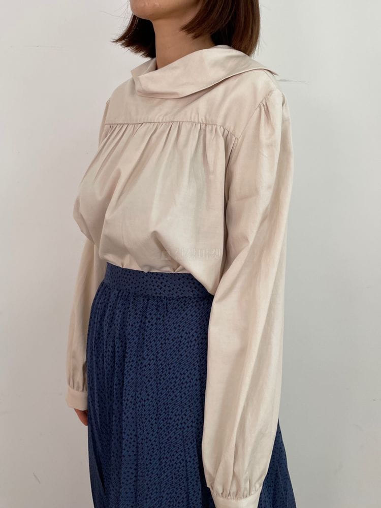 BROWNS - Korean Children Fashion - #Kfashion4kids - Solid Turtle Blouse - 4