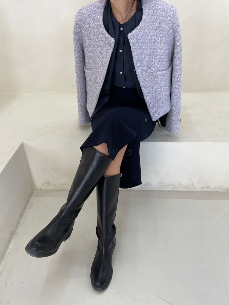 BROWNS - Korean Children Fashion - #Kfashion4kids - Shell Button Skirt - 3