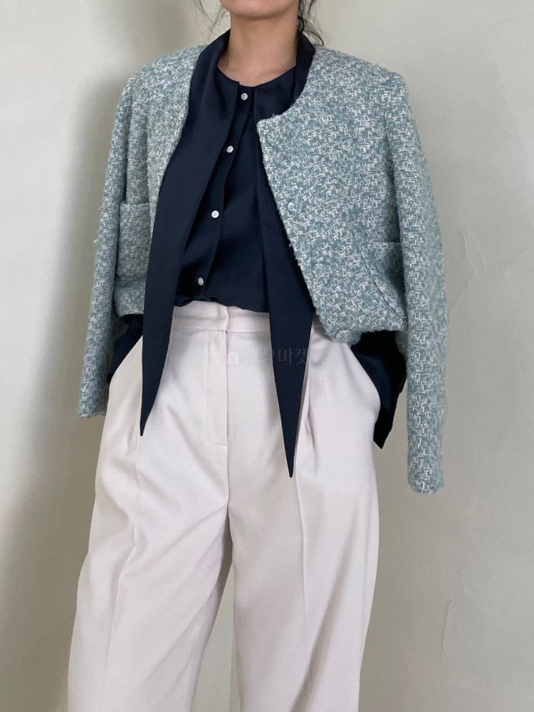 BROWNS - Korean Children Fashion - #Kfashion4kids - Edit Twid Jacket - 3