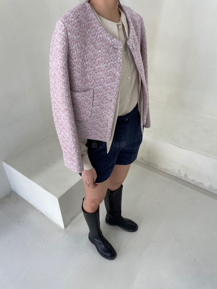 BROWNS - Korean Children Fashion - #Kfashion4kids - Edit Twid Jacket - 4