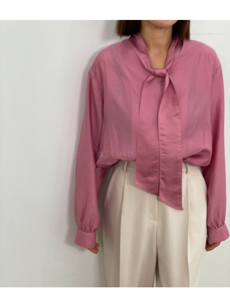 BROWNS - Korean Children Fashion - #Kfashion4kids - Art Ribbon Blouse - 2