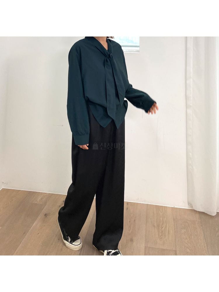BROWNS - Korean Children Fashion - #Kfashion4kids - Art Ribbon Blouse - 3