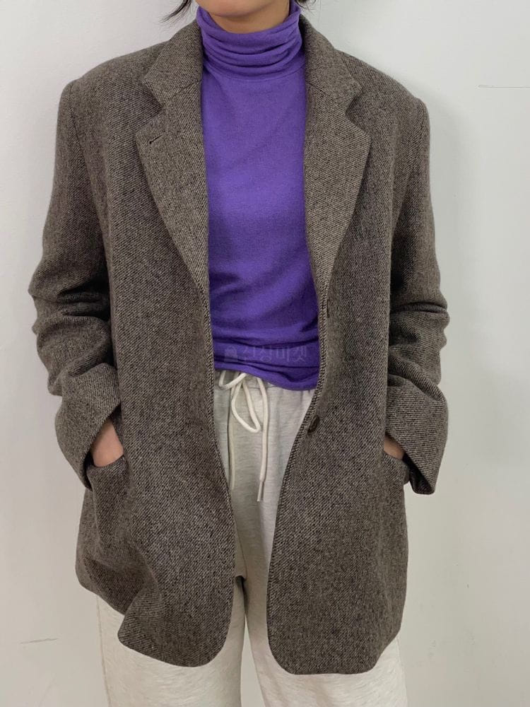 BROWNS - Korean Children Fashion - #Kfashion4kids - Rainbow Turtleneck