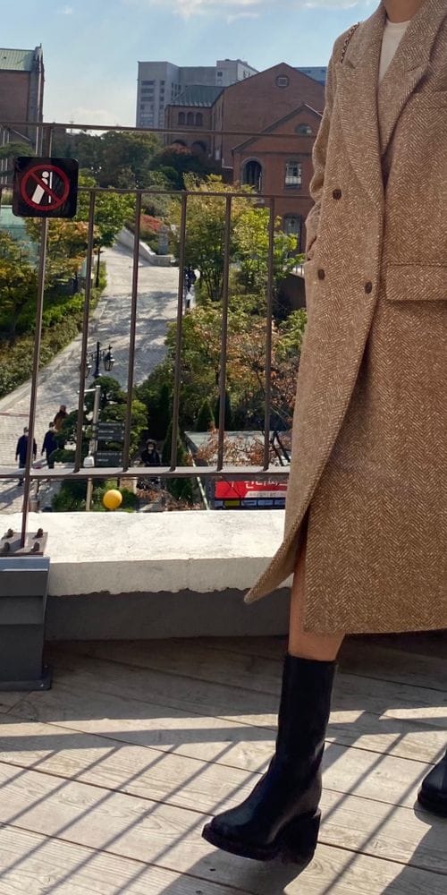 BROWNS - Korean Children Fashion - #Kfashion4kids - Mar Herringbone Coat - 2