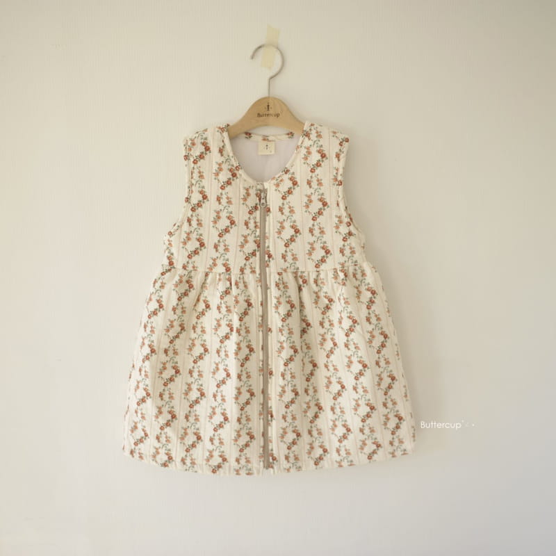 BUTTERCUP - Korean Children Fashion - #Kfashion4kids - Open Padding One-piece