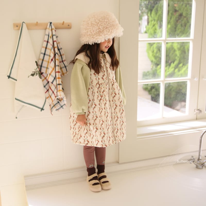 BUTTERCUP - Korean Children Fashion - #Kfashion4kids - Open Padding One-piece - 10