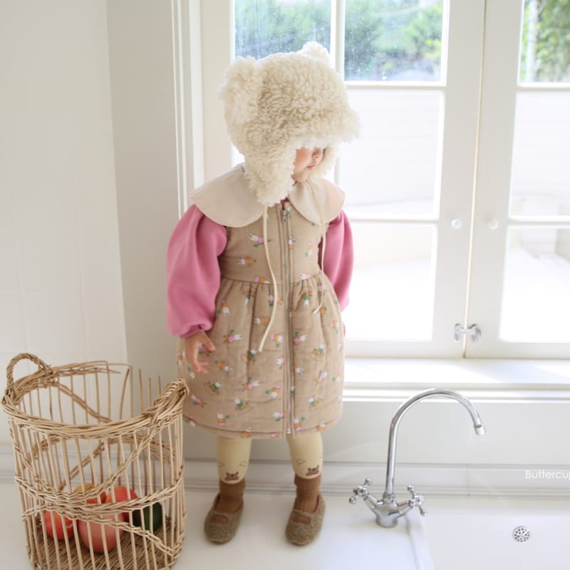 BUTTERCUP - Korean Children Fashion - #Kfashion4kids - Open Padding One-piece - 4