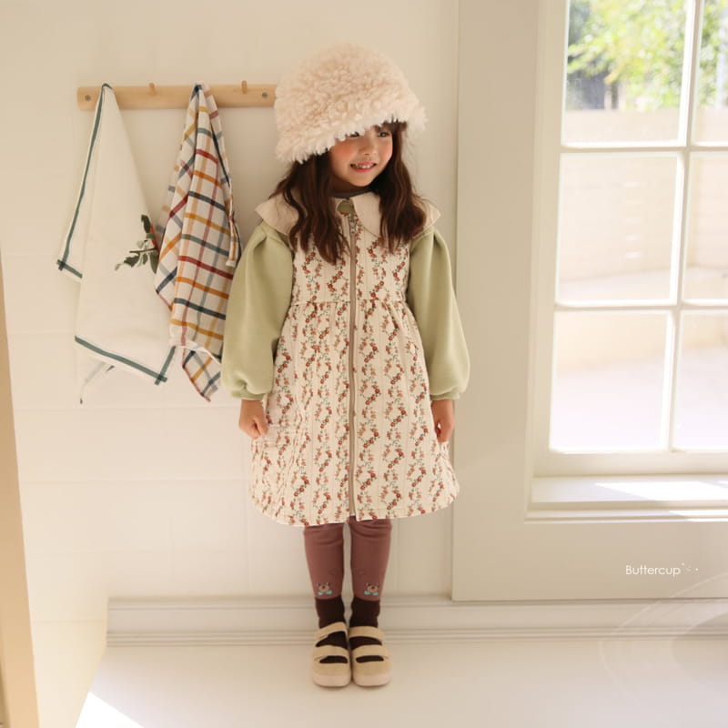 BUTTERCUP - Korean Children Fashion - #Kfashion4kids - Open Padding One-piece - 8