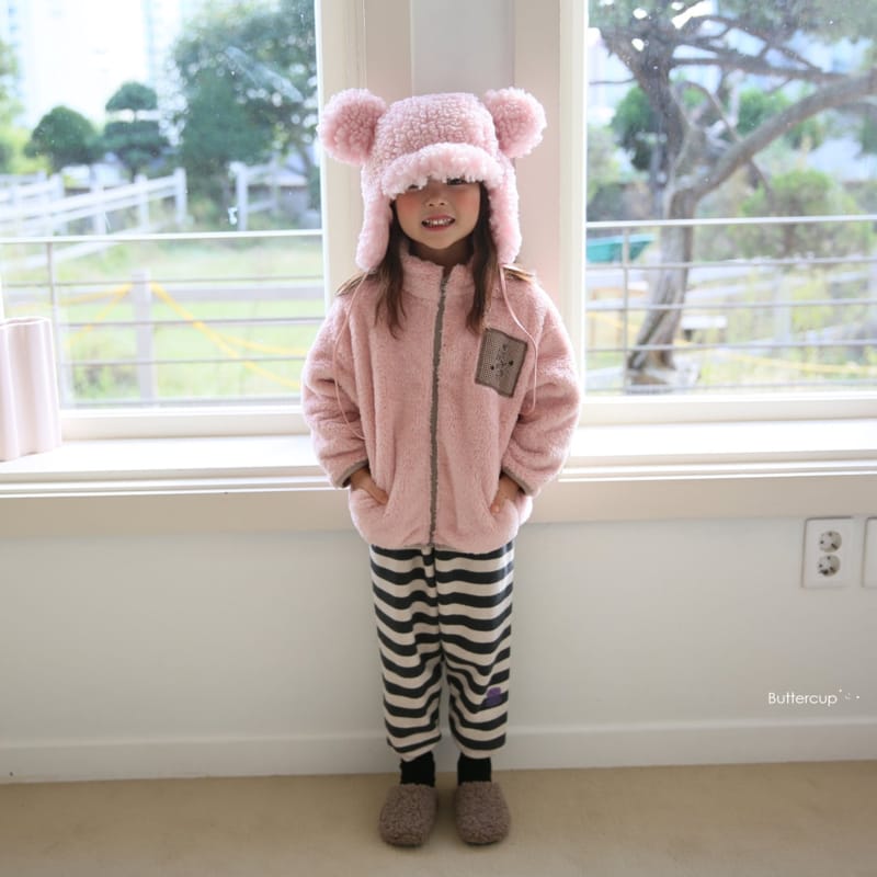 BUTTERCUP - Korean Children Fashion - #Kfashion4kids - Teddy Fleece Zip-up - 10