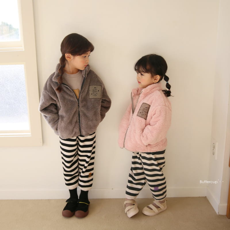 BUTTERCUP - Korean Children Fashion - #Kfashion4kids - Teddy Fleece Zip-up - 3