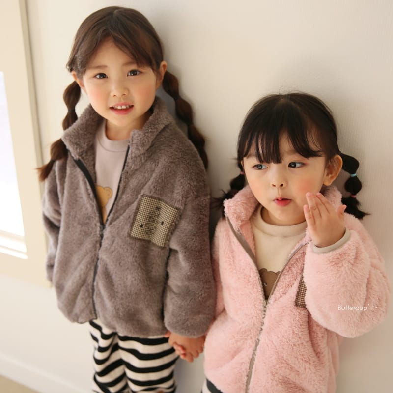 BUTTERCUP - Korean Children Fashion - #Kfashion4kids - Teddy Fleece Zip-up - 5