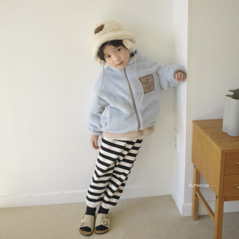BUTTERCUP - Korean Children Fashion - #Kfashion4kids - Teddy Fleece Zip-up - 6