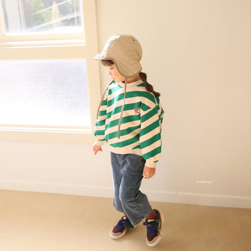 BUTTERCUP - Korean Children Fashion - #Kfashion4kids - Diagonal Line Sweatshirt - 11