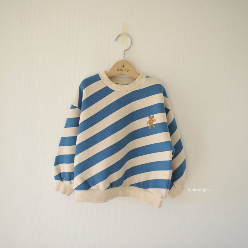 BUTTERCUP - Korean Children Fashion - #Kfashion4kids - Diagonal Line Sweatshirt - 2