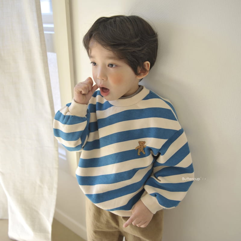 BUTTERCUP - Korean Children Fashion - #Kfashion4kids - Diagonal Line Sweatshirt - 4