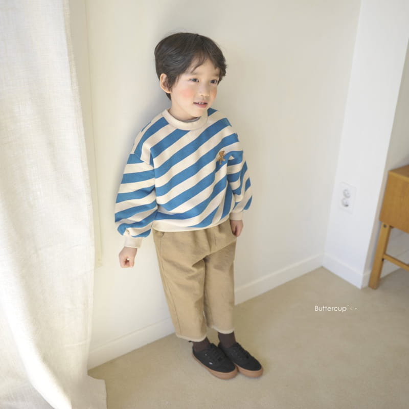 BUTTERCUP - Korean Children Fashion - #Kfashion4kids - Diagonal Line Sweatshirt - 5