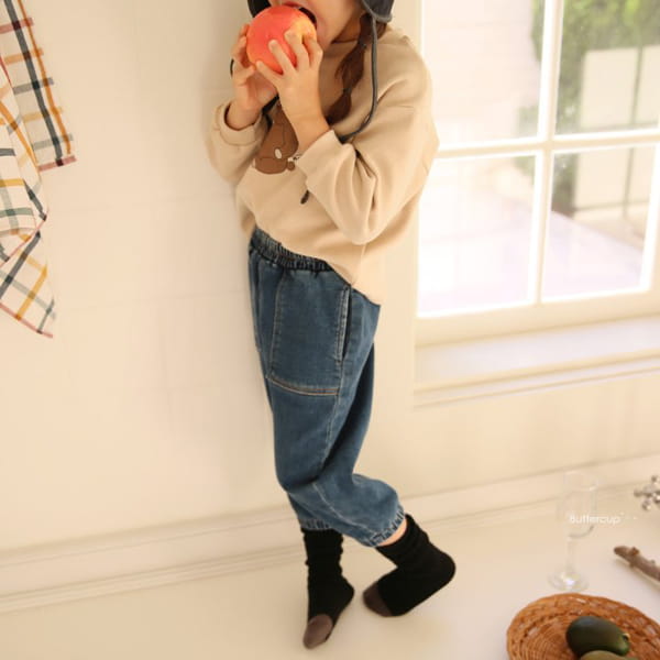 BUTTERCUP - Korean Children Fashion - #Kfashion4kids - Soft Denim Jogger Pants - 7