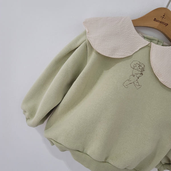 BUTTERCUP - Korean Children Fashion - #Kfashion4kids - Hug Collar Sweatshirt - 6