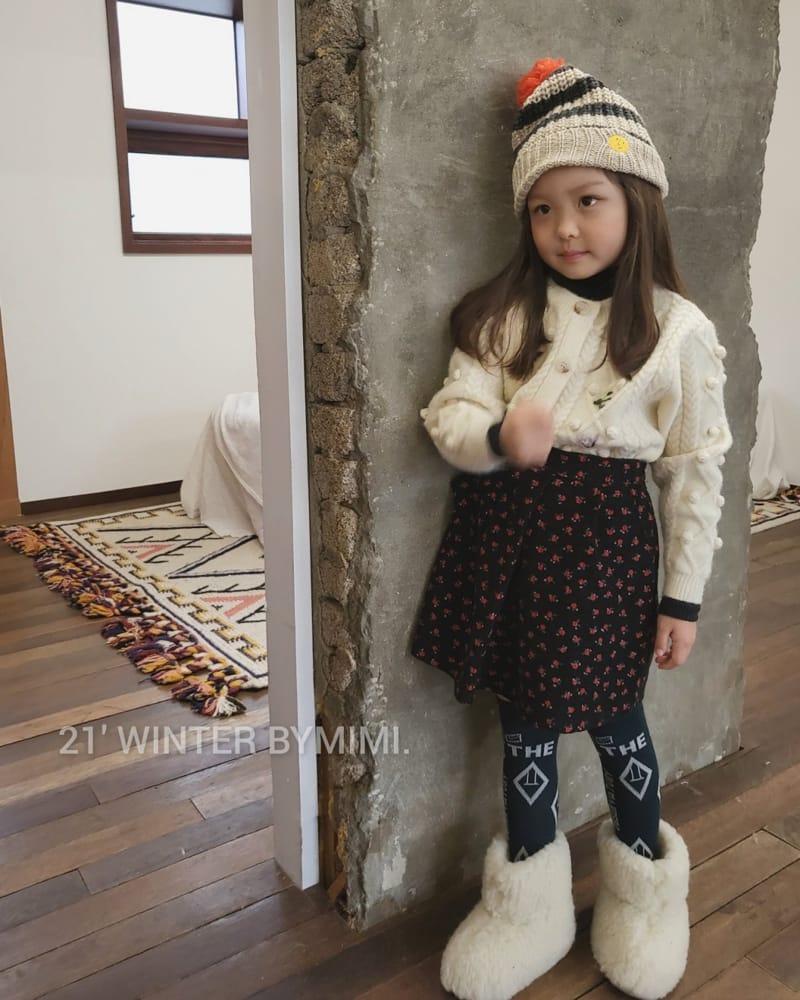 BYMIMI - Korean Children Fashion - #Kfashion4kids - Flower Rib Skirt - 2