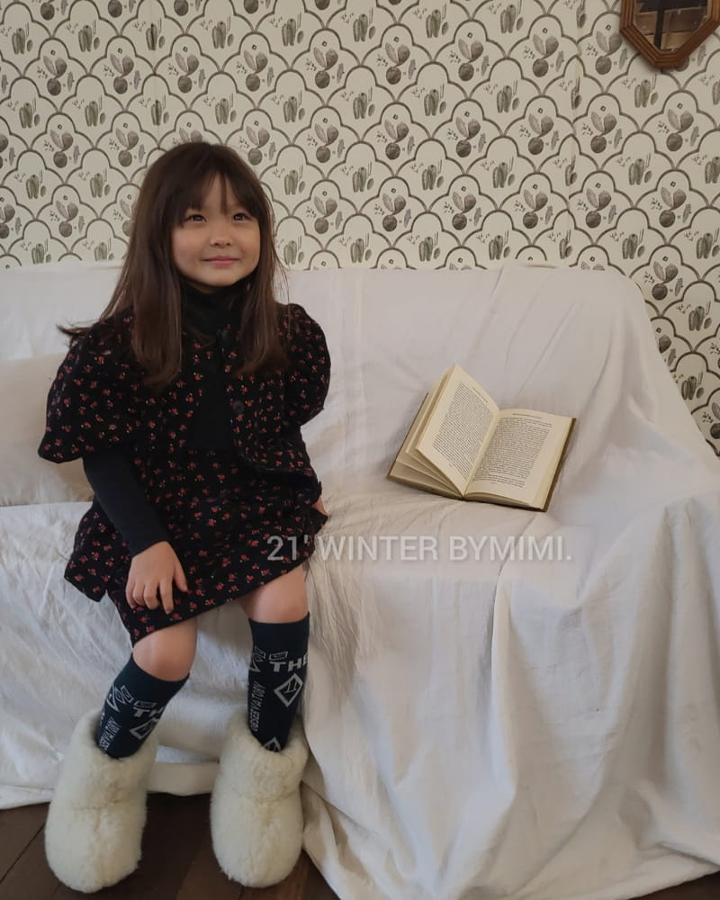 BYMIMI - Korean Children Fashion - #Kfashion4kids - Flower Rib Skirt - 7