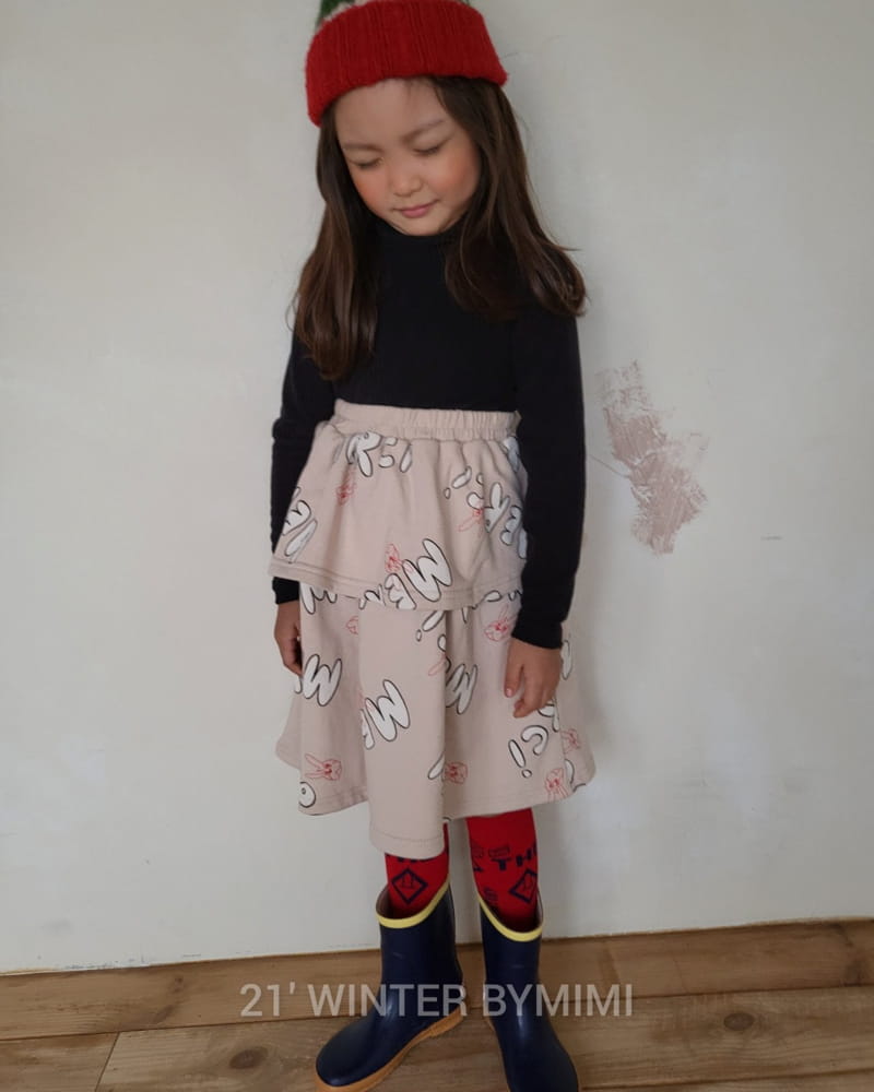 BYMIMI - Korean Children Fashion - #Kfashion4kids - Rolla Fleece Skirt - 12