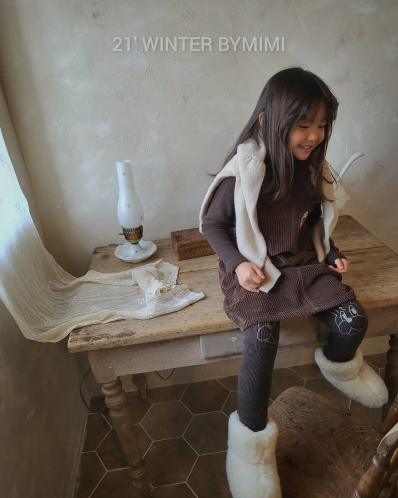 BYMIMI - Korean Children Fashion - #Kfashion4kids - Bear Dungarees One-piece - 10
