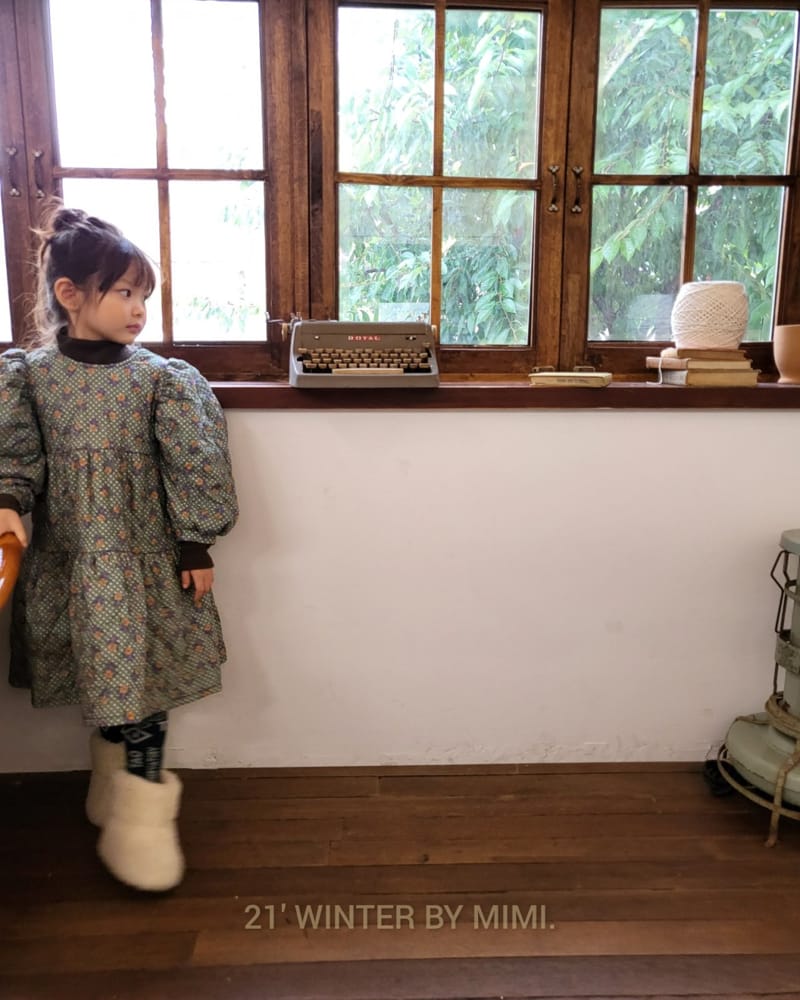 BYMIMI - Korean Children Fashion - #Kfashion4kids - Warm Quilting One-piece - 11