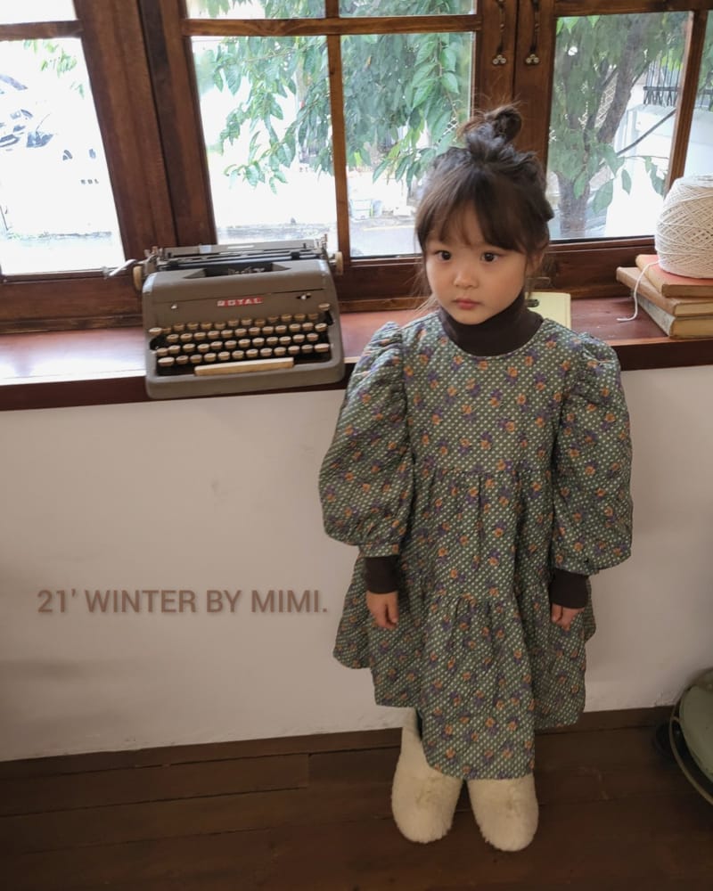 BYMIMI - Korean Children Fashion - #Kfashion4kids - Warm Quilting One-piece - 12