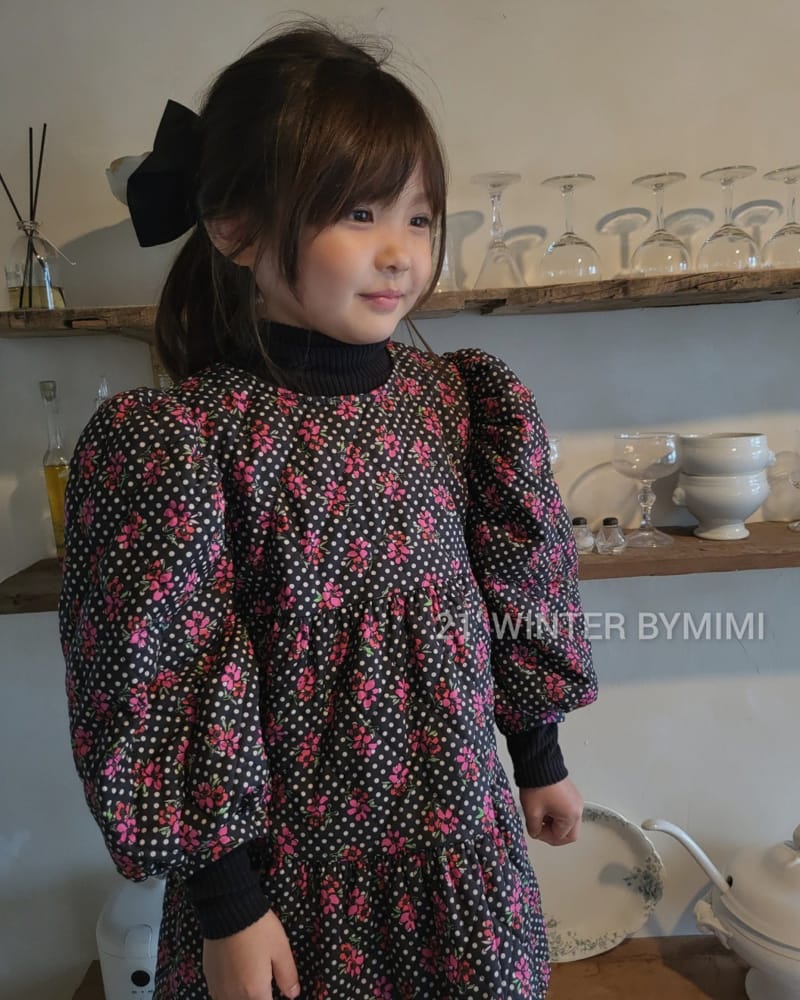 BYMIMI - Korean Children Fashion - #Kfashion4kids - Warm Quilting One-piece - 3
