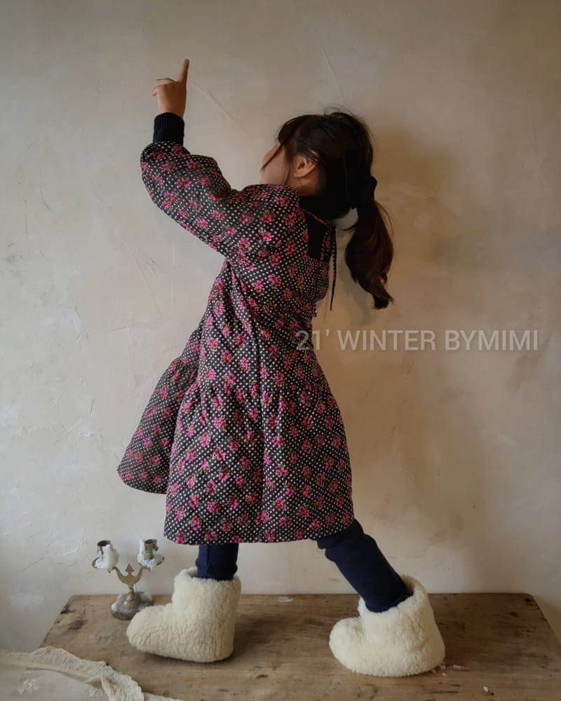 BYMIMI - Korean Children Fashion - #Kfashion4kids - Warm Quilting One-piece - 4