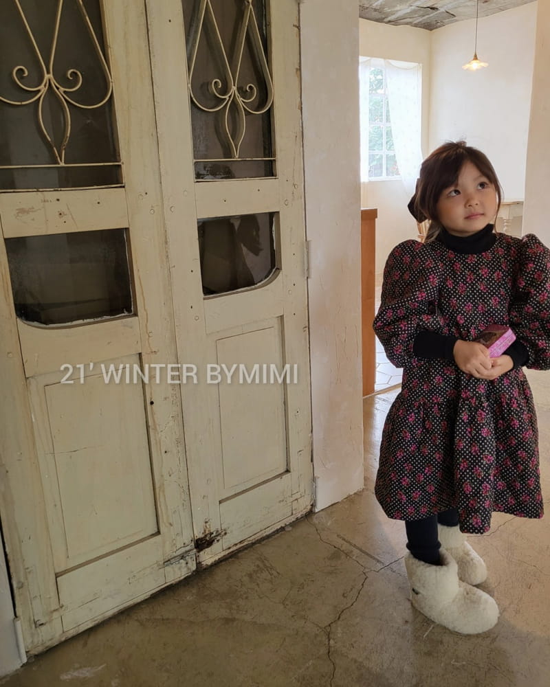BYMIMI - Korean Children Fashion - #Kfashion4kids - Warm Quilting One-piece - 6