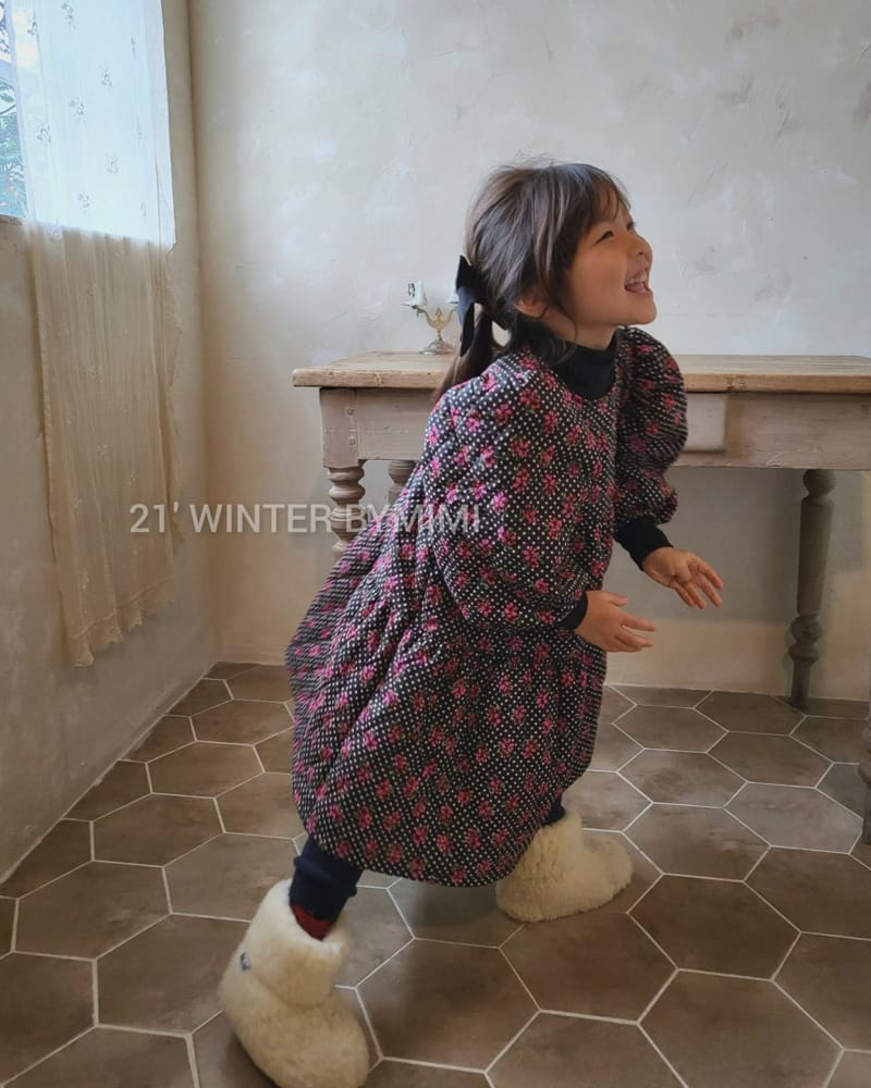 BYMIMI - Korean Children Fashion - #Kfashion4kids - Warm Quilting One-piece - 8