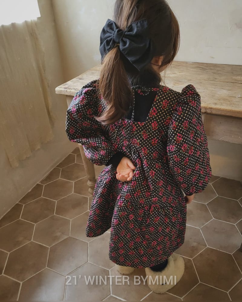 BYMIMI - Korean Children Fashion - #Kfashion4kids - Warm Quilting One-piece - 9