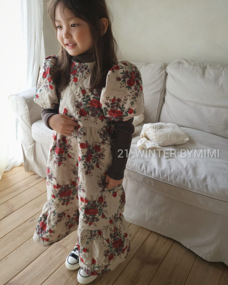 BYMIMI - Korean Children Fashion - #Kfashion4kids - Dana Quilting Long One-piece - 10