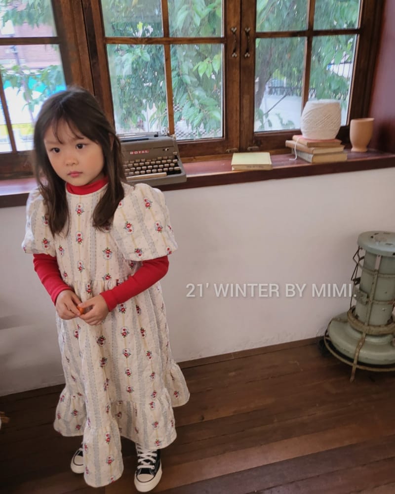 BYMIMI - Korean Children Fashion - #Kfashion4kids - Dana Quilting Long One-piece - 11
