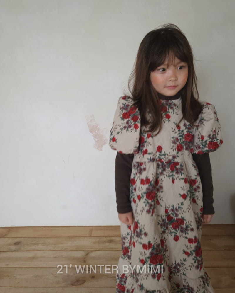 BYMIMI - Korean Children Fashion - #Kfashion4kids - Dana Quilting Long One-piece - 7