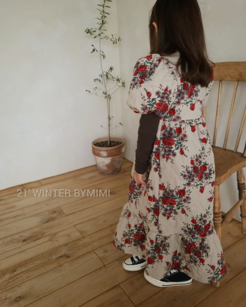 BYMIMI - Korean Children Fashion - #Kfashion4kids - Dana Quilting Long One-piece - 9