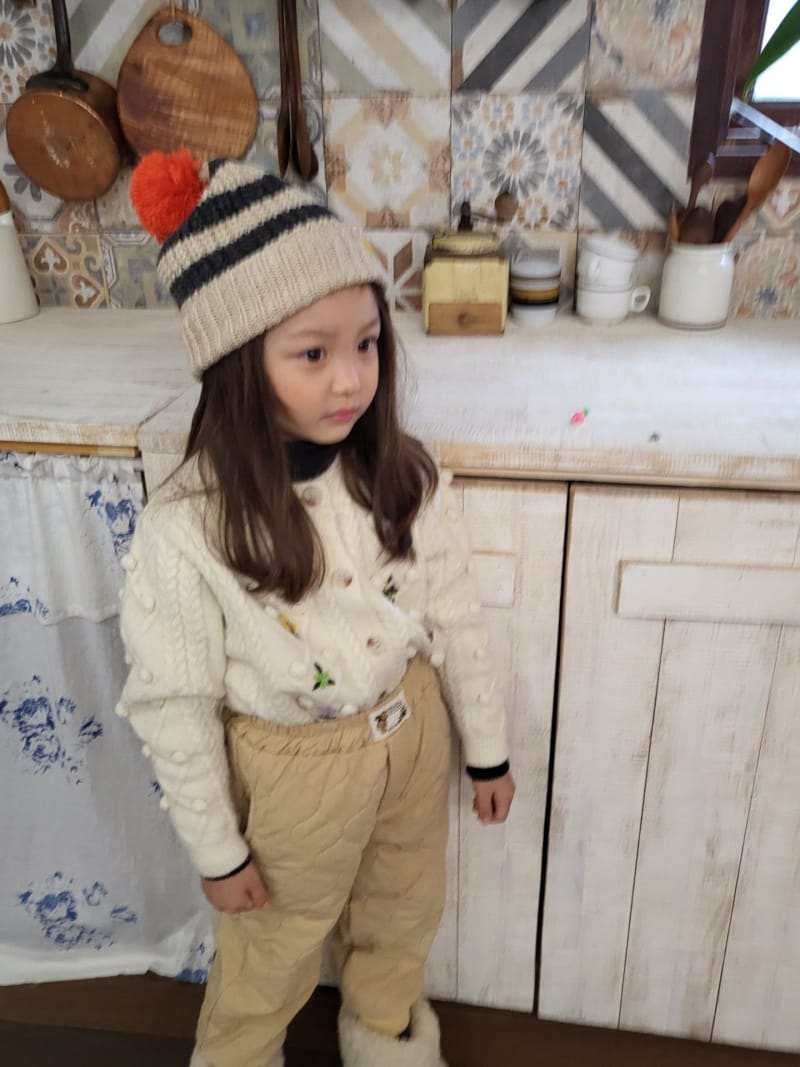 BYMIMI - Korean Children Fashion - #Kfashion4kids - Flower Bell Cardigan