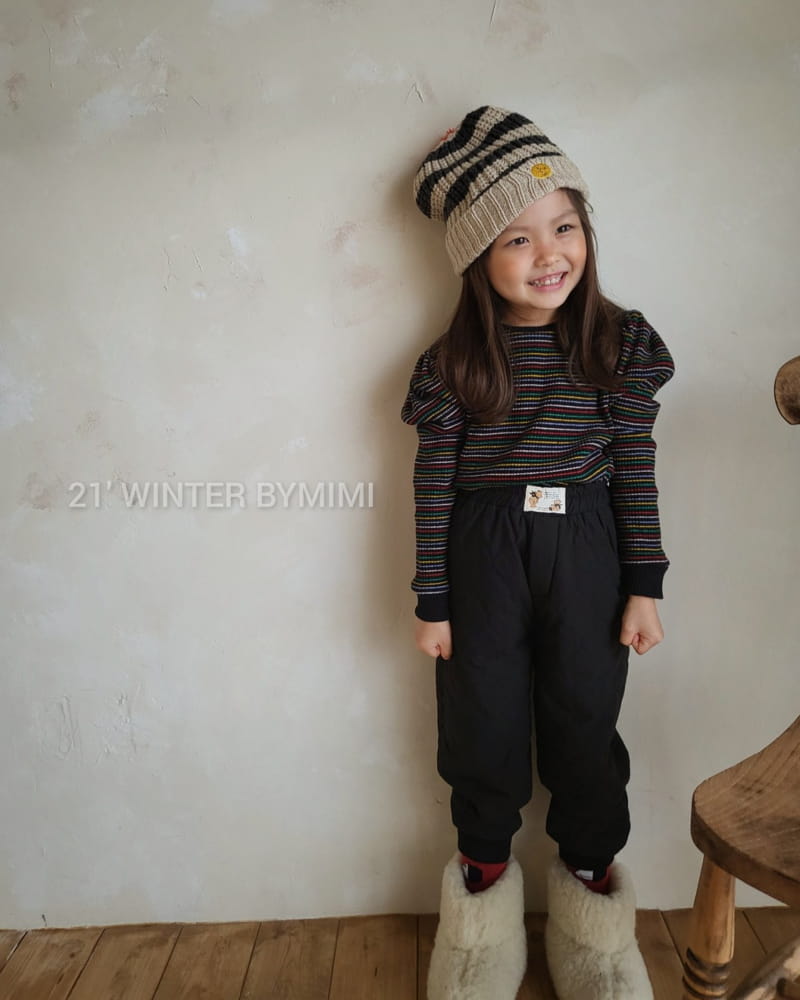 BYMIMI - Korean Children Fashion - #Kfashion4kids - Peach Quilting Pants