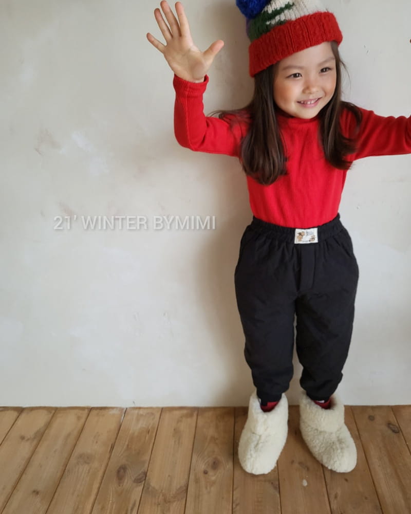 BYMIMI - Korean Children Fashion - #Kfashion4kids - Peach Quilting Pants - 6