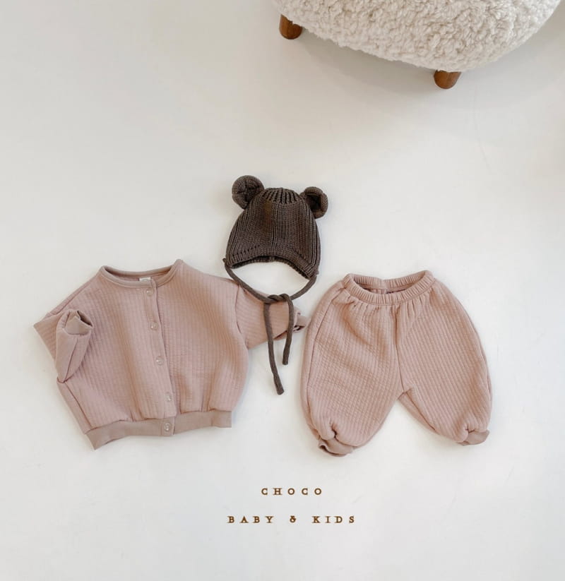 CHOCO BEBE - Korean Children Fashion - #Kfashion4kids - Pogny Cardigan Pants Set - 12