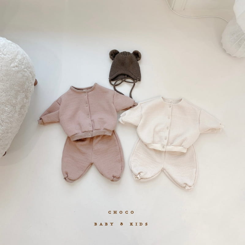 CHOCO BEBE - Korean Children Fashion - #Kfashion4kids - Pogny Cardigan Pants Set - 2