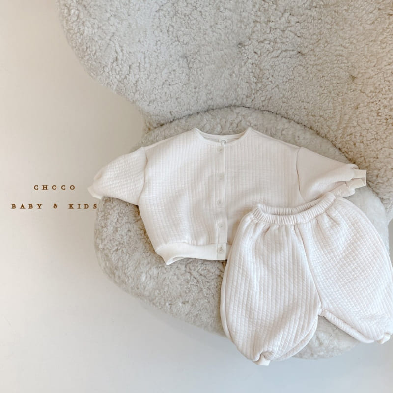 CHOCO BEBE - Korean Children Fashion - #Kfashion4kids - Pogny Cardigan Pants Set - 5