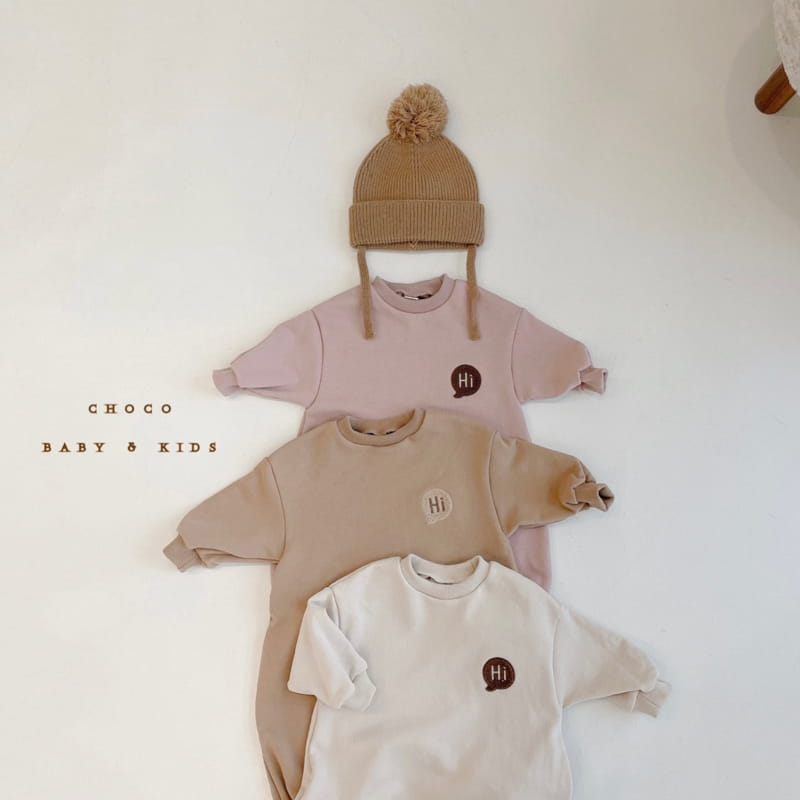 CHOCO BEBE - Korean Children Fashion - #Kfashion4kids - Hi Sweatshirt Bodysuit - 11