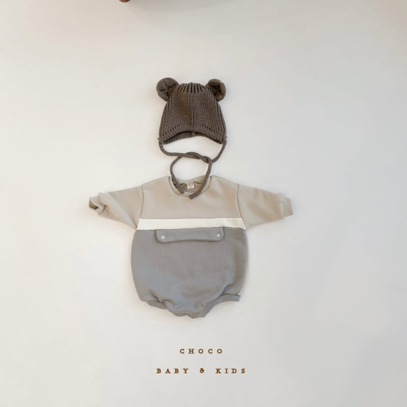 CHOCO BEBE - Korean Children Fashion - #Kfashion4kids - Colored Button Sweatshirt Bodysuit - 4