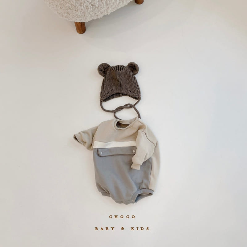 CHOCO BEBE - Korean Children Fashion - #Kfashion4kids - Colored Button Sweatshirt Bodysuit - 9