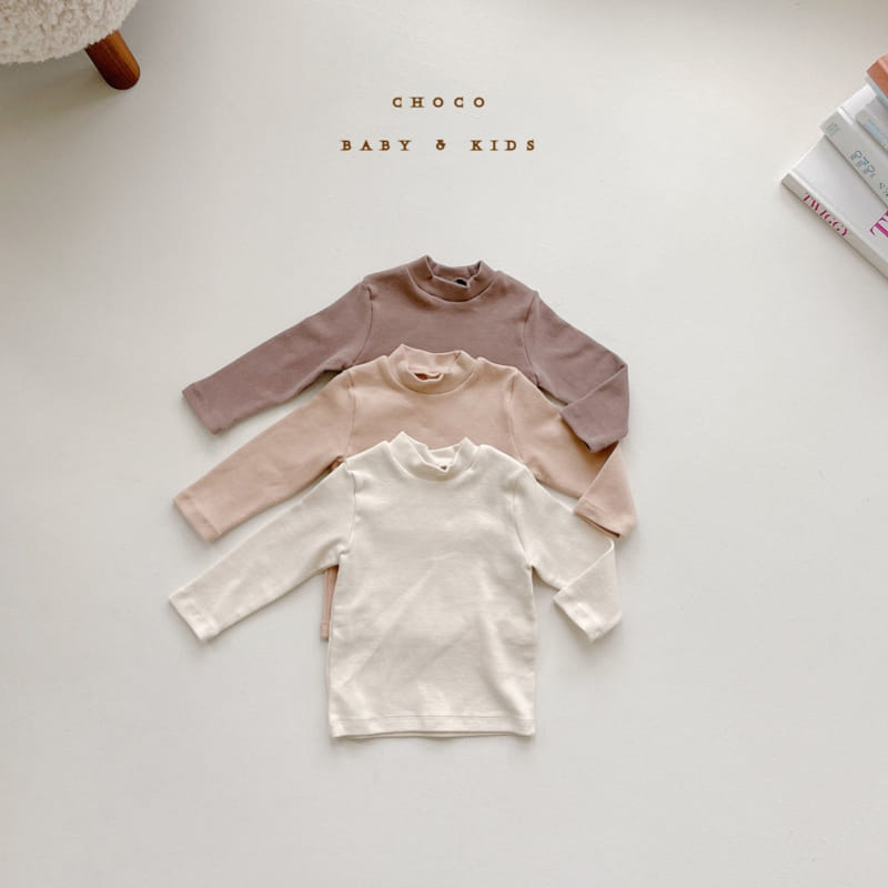 CHOCO BEBE - Korean Children Fashion - #Kfashion4kids - Turtleneck Tee