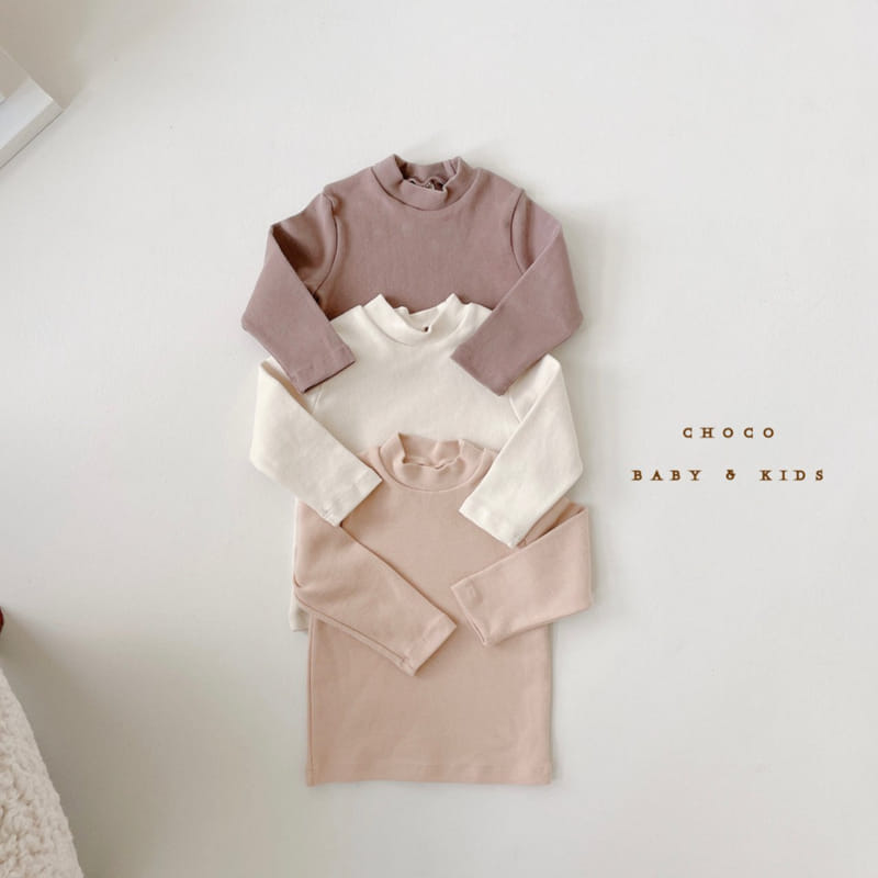 CHOCO BEBE - Korean Children Fashion - #Kfashion4kids - Turtleneck Tee - 3